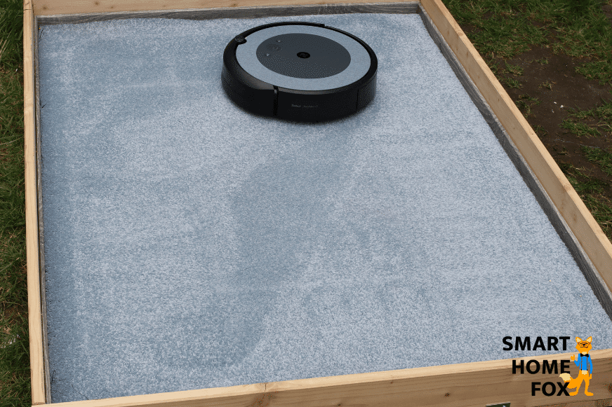 irobot Roomba i3 bei der Teppichreinigung